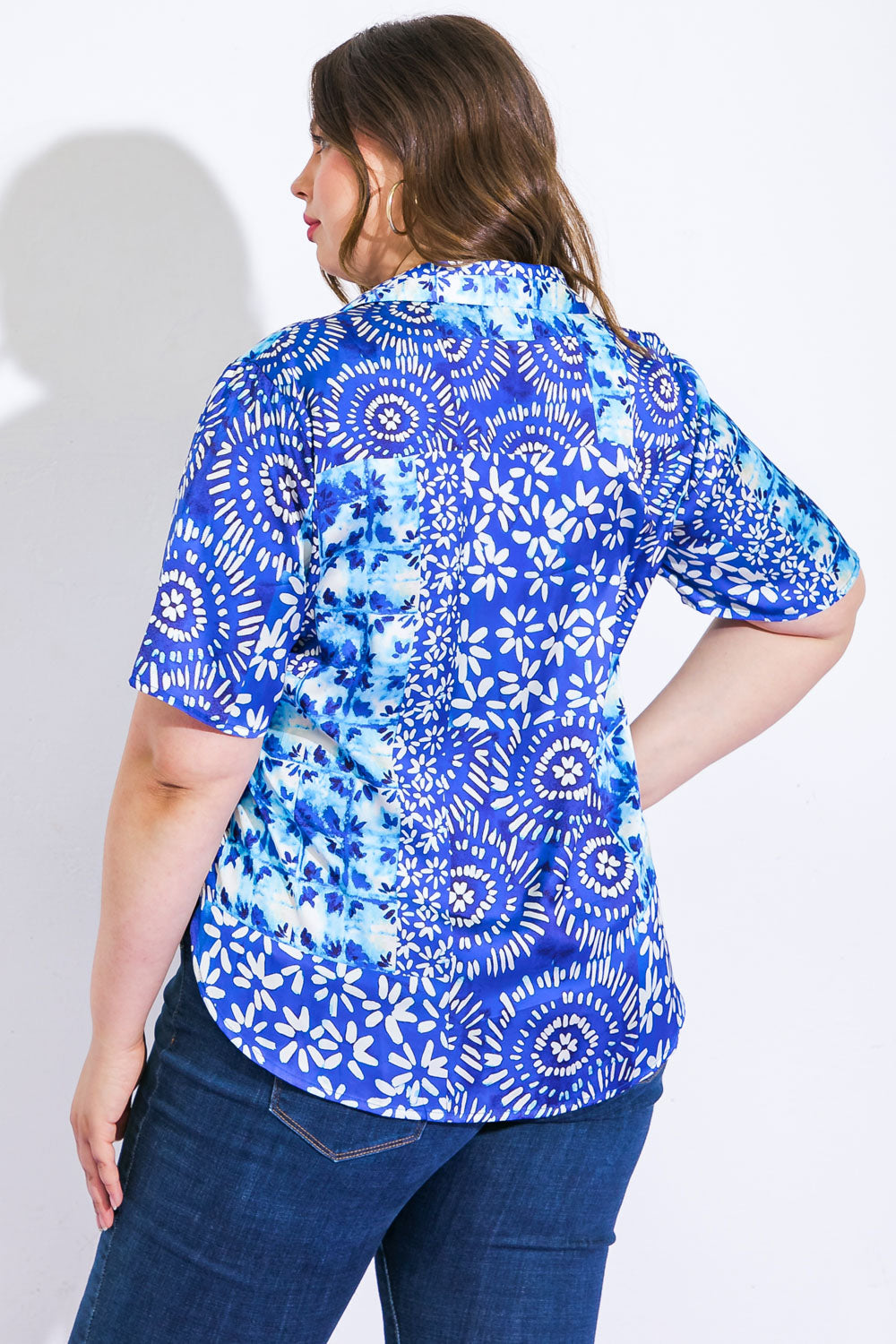 BEAUTIFUL BORDERS WOVEN TOP Flying Tomato